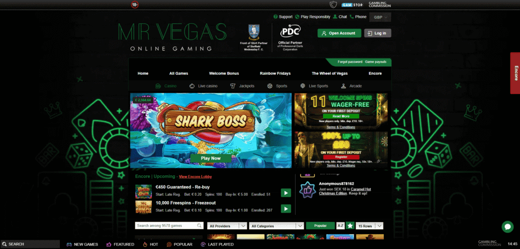 Mr Vegas review UK