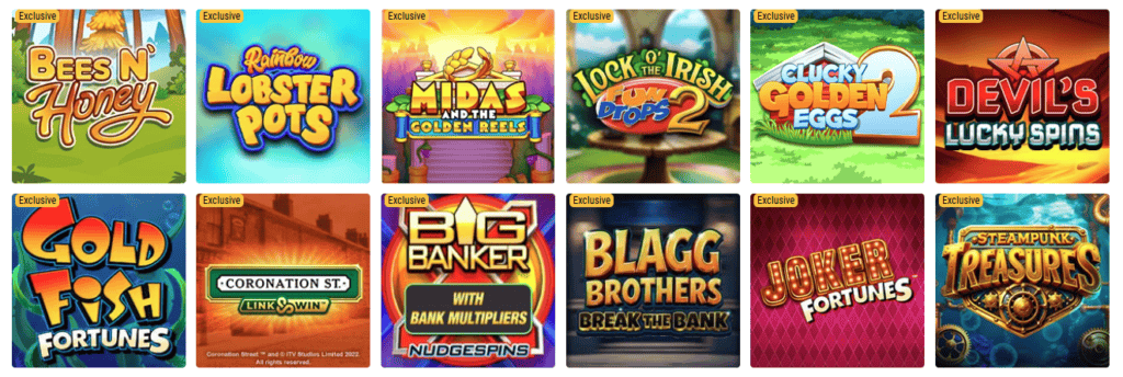 ladbrokes exclusive slots