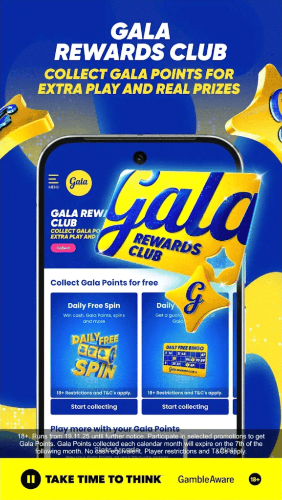 gala bingo rewards club