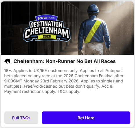 cheltenham: Non-Runner No bet all races
