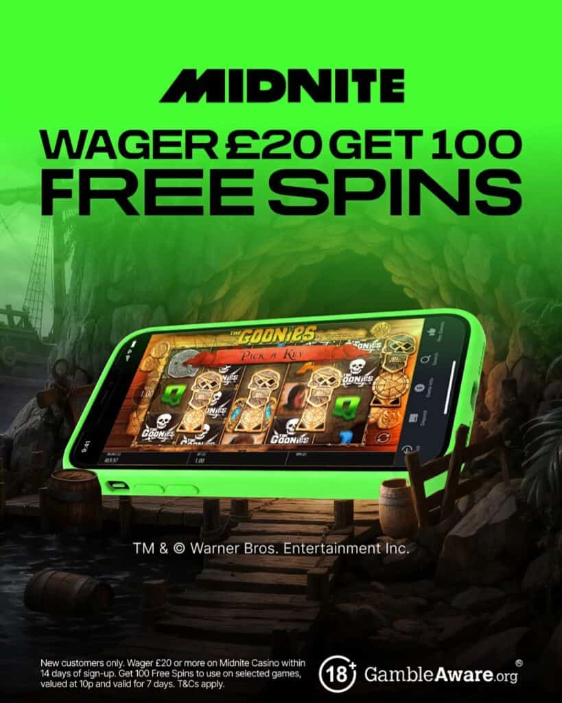 midnite casino free spins