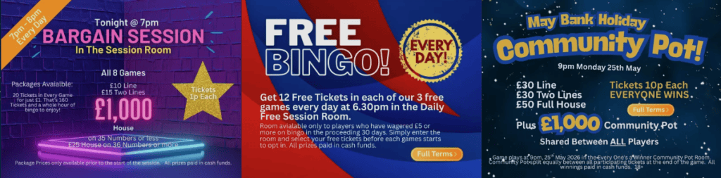 bingo promotions